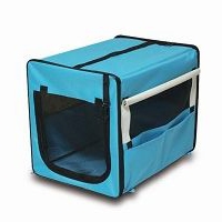 YD027B(BLUE) Fabric Dog Cage