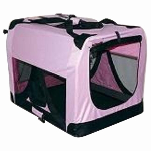 YD0300(PINK) Fabric Dog Cage